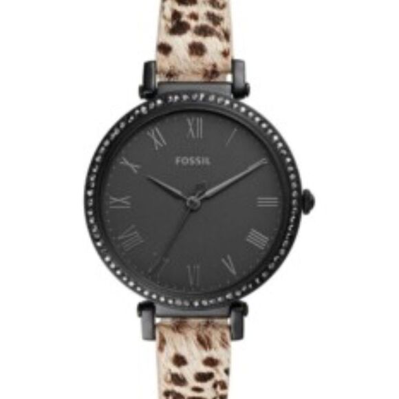 Fossil Kinsey Faux Cheetah Hair Leather Watch ES4726 K1 main image 6